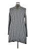 Joseph A. 100% Rayon Checkered-gingham White Cardigan Size 2X - photo 2