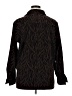 Denim & Co Animal Print Brown Long Sleeve Blouse Size 1X - photo 2
