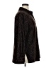 Denim & Co Animal Print Brown Long Sleeve Blouse Size 1X - photo 4