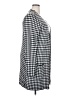 Joseph A. 100% Rayon Checkered-gingham White Cardigan Size 2X - photo 4