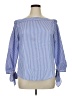 Unbranded Blue 3/4 Sleeve Blouse Size XL - photo 1