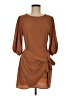 VICI Solid Brown Casual Dress Size M - photo 1