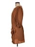 VICI Solid Brown Casual Dress Size M - photo 5
