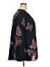 Zac & Rachel 100% Polyester Paisley Blue Long Sleeve Blouse Size 3X - photo 4