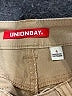 Unionbay Solid Yellow Khaki Shorts Size 1 - photo 3