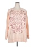 Terra & Sky Paisley Pink Pullover Sweater Size 2X - photo 1