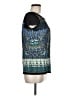 BILA 100% Rayon Teal Short Sleeve Top Size M - photo 4