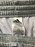 Adidas 100% Polyester Gray Track Pants Size 14 - 16 - photo 3
