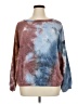SAVVI Tie-dye Blue Brown Pullover Sweater Size XL - photo 1