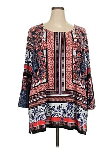 Melissa Paige 3/4 Sleeve Blouse (view 1)