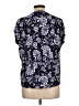 Tahari Blue Short Sleeve Blouse Size L - photo 2
