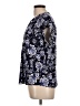 Tahari Blue Short Sleeve Blouse Size L - photo 5