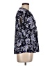 Tahari Blue Short Sleeve Blouse Size L - photo 4