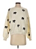 Shein 100% Polyester Print Ivory Pullover Sweater Size 4 - photo 1