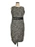 Tommy Hilfiger Tweed Gray Cocktail Dress Size 14 - photo 1