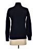 A.P.C. 100% Alpaca Chevron-herringbone Blue Turtleneck Sweater Size XS - photo 2