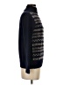 A.P.C. 100% Alpaca Chevron-herringbone Blue Turtleneck Sweater Size XS - photo 4