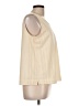 Investments 100% Polyester Ivory Sleeveless Blouse Size L - photo 4