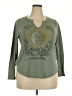 Assorted Brands Green Long Sleeve T-Shirt Size 2X - photo 1