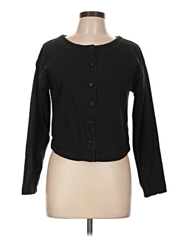 Madewell Boxy Button-Front Crop Cardigan (view 1)