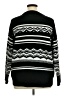 Old Navy Print Black Pullover Sweater Size XL - photo 2