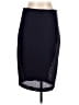 ECI Solid Blue Casual Skirt Size L - photo 1