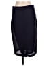 ECI Solid Blue Casual Skirt Size L - photo 2