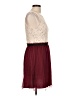 Speechless 100% Polyester Floral Solid Burgundy Cocktail Dress Size 11 - photo 4