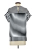Christopher & Banks 100% Polyester Stripes Ivory Short Sleeve T-Shirt Size S - photo 2