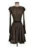 ASOS 100% Polyester Brown Casual Dress Size 4 - photo 1
