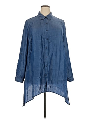 Zac & Rachel 3/4 Sleeve Button-Down Shirt (view 1)