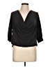 Assorted Brands Black 3/4 Sleeve Blouse Size L (estimated) - photo 1