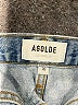 AGOLDE 100% Cotton Stars Blue Denim Shorts Size 26 waist - photo 3
