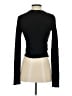 Something Navy 100% Cotton Black Long Sleeve Turtleneck Size S - photo 2