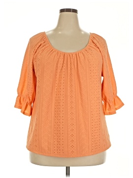 New York Laundry 3/4 Sleeve Blouse