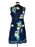 Apt. 9 Print Blue Casual Dress Size XL - photo 2