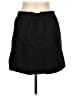 J.Crew Factory Store 100% Cotton Solid Black Casual Skirt Size 10 - photo 2