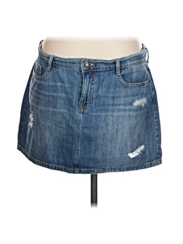 Unbranded Denim Skirt (view 1)