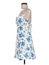 Unbranded 100% Polyester Floral Blue Cocktail Dress Size M - photo 5