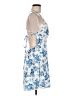 Unbranded 100% Polyester Floral Blue Cocktail Dress Size M - photo 4