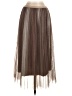 Molly Bracken 100% Polyester Brown Formal Skirt Size S - photo 1