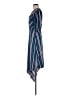 Topshop Stripes Blue Cocktail Dress Size 8 - photo 5
