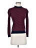Assorted Brands Houndstooth Burgundy Turtleneck Sweater Size S - photo 1