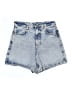 Zara Blue Denim Shorts Size 2 - photo 1