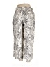 Tahari 100% Linen Print Silver Linen Pants Size XL - photo 2