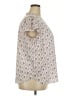 Ann Taylor LOFT 100% Polyester Ivory Short Sleeve Blouse Size 18 - photo 4