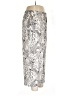 Tahari 100% Linen Print Silver Linen Pants Size XL - photo 4