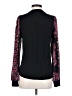 Hale Bob Black Long Sleeve Top Size S - photo 2