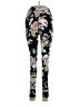 Mono b Print Black Leggings Size L - photo 2