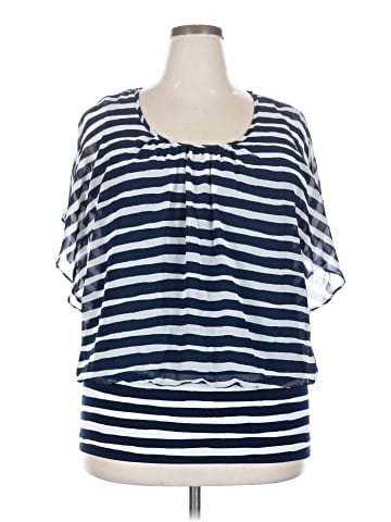 Style&Co Short Sleeve Blouse (view 1)